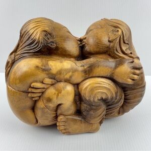 Novica Hand Carved Wooden Statuette from Bali Sculpture